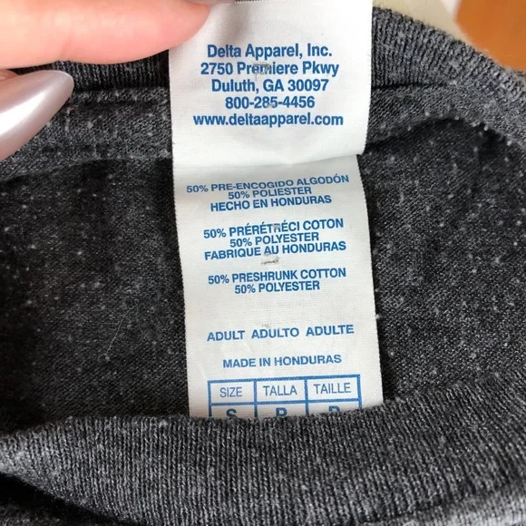 Funny Graphic Tee Gray Size Small - Picture 7 of 7